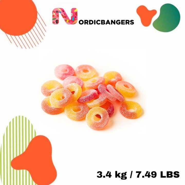 Nordicbangers - Swedish Candy Supply - Wholesale Gummy - Swedish Candy - TUTTI FRUTTI RINGS