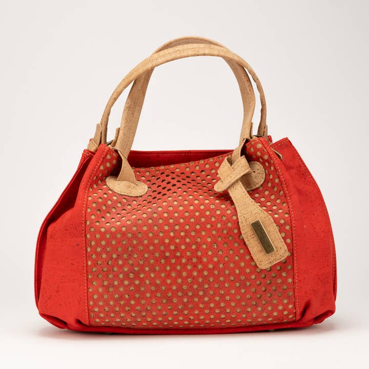 Mapa perforado pequeño rojo con natural. para venta al por mayor de Artelusa