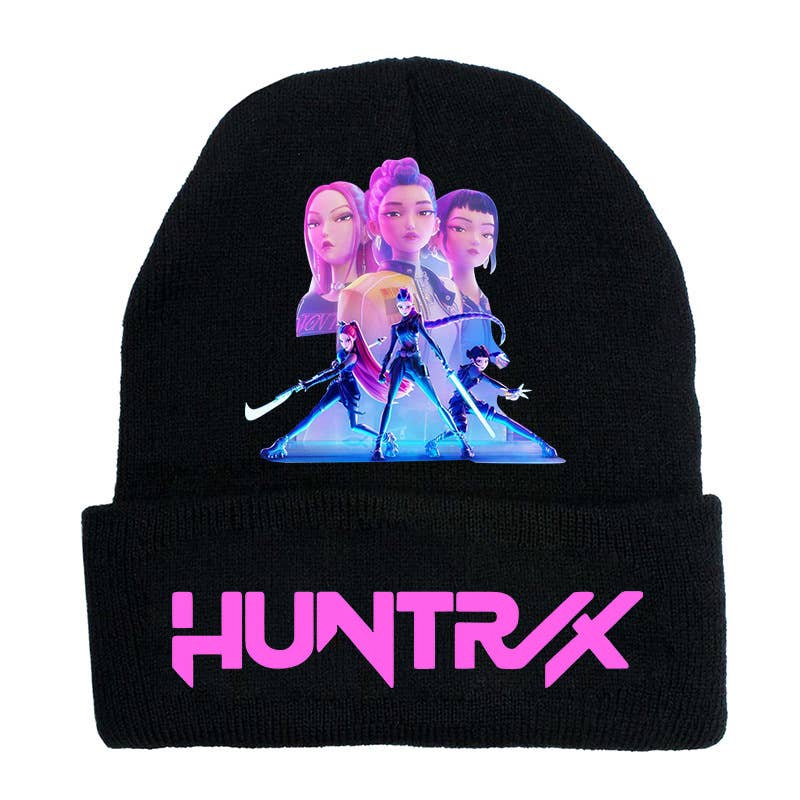 Lilyrosy（Duty free) - Wholesale Beanie - Kids - K-POP Demon Hunters Custom Knit Beanie,Adult & Kids Friendly9