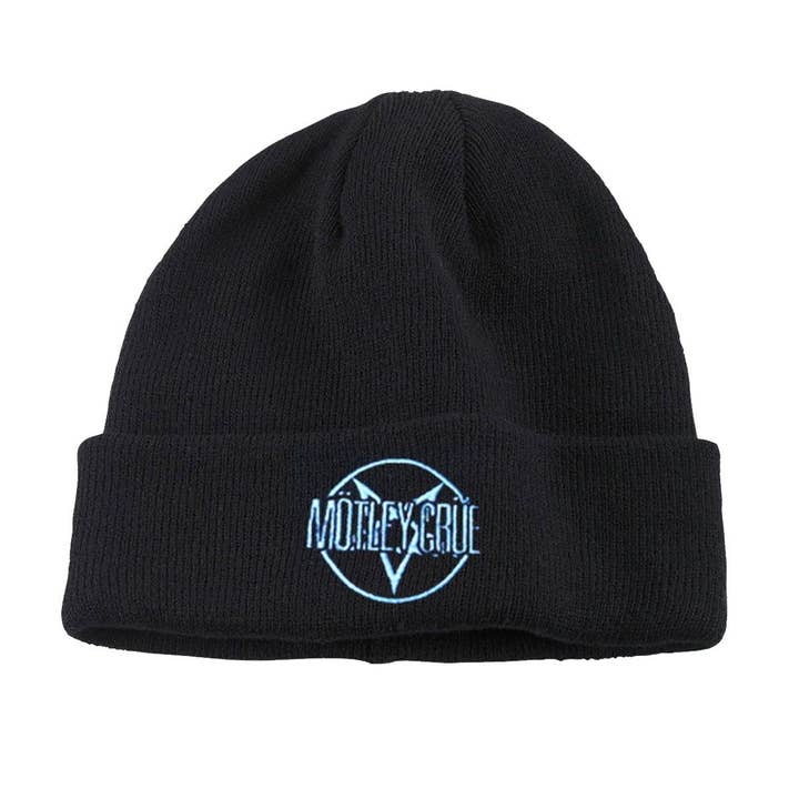 Motley Crue - Pentagram - Bonnet à manchette pour la vente par Manic Merch