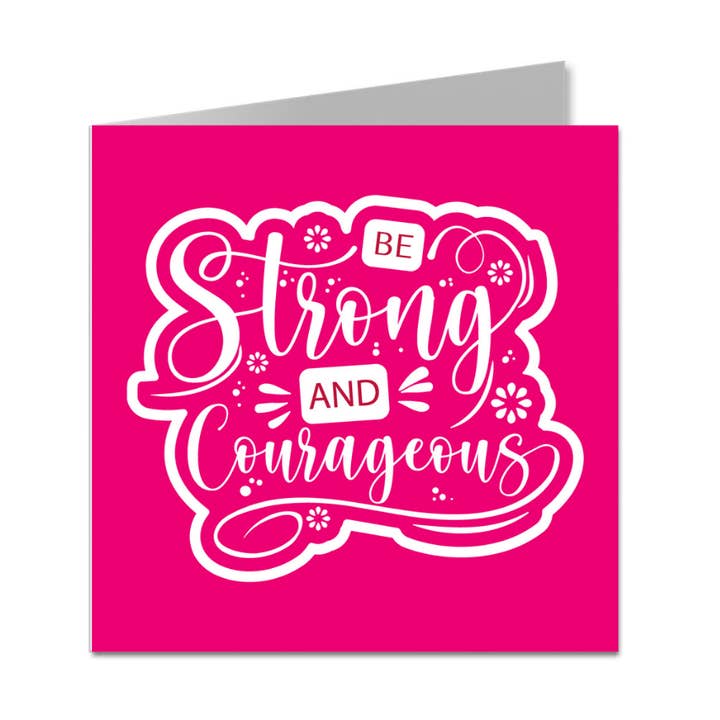 'Strong & Courageous' Card for wholesale by Future You Project®