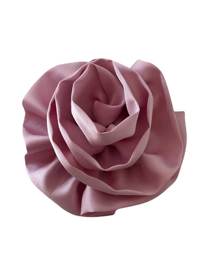 Pinza para el pelo con forma de flor rosa claro para venta al por mayor de SYLKI