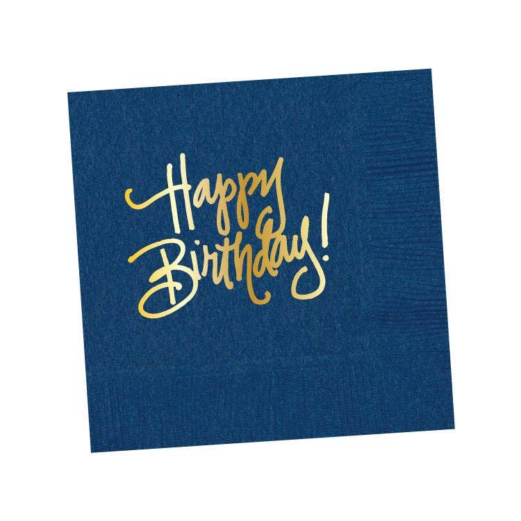 Natalie Chang - Wholesale Disposable Napkin - Happy Birthday! (16 colors) | Napkins3