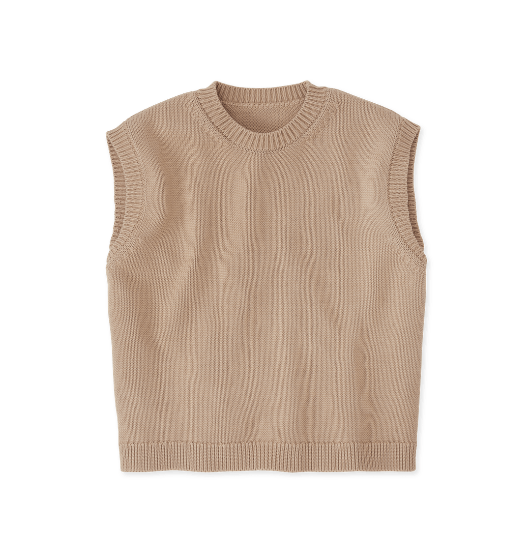 Rapanui Clothing – wholesale Sleeveless sweatshirts – Women′s – Dune Knitted Vest5