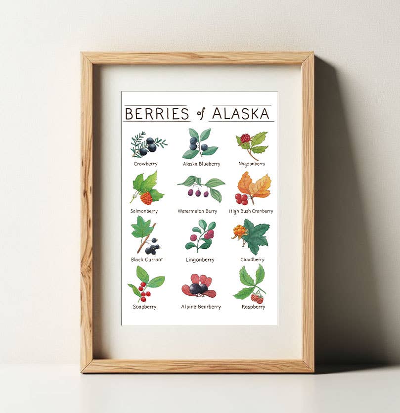 Tiny Nest Studio - Vente Affiche d'art - Impression artistique sur les baies d'Alaska3