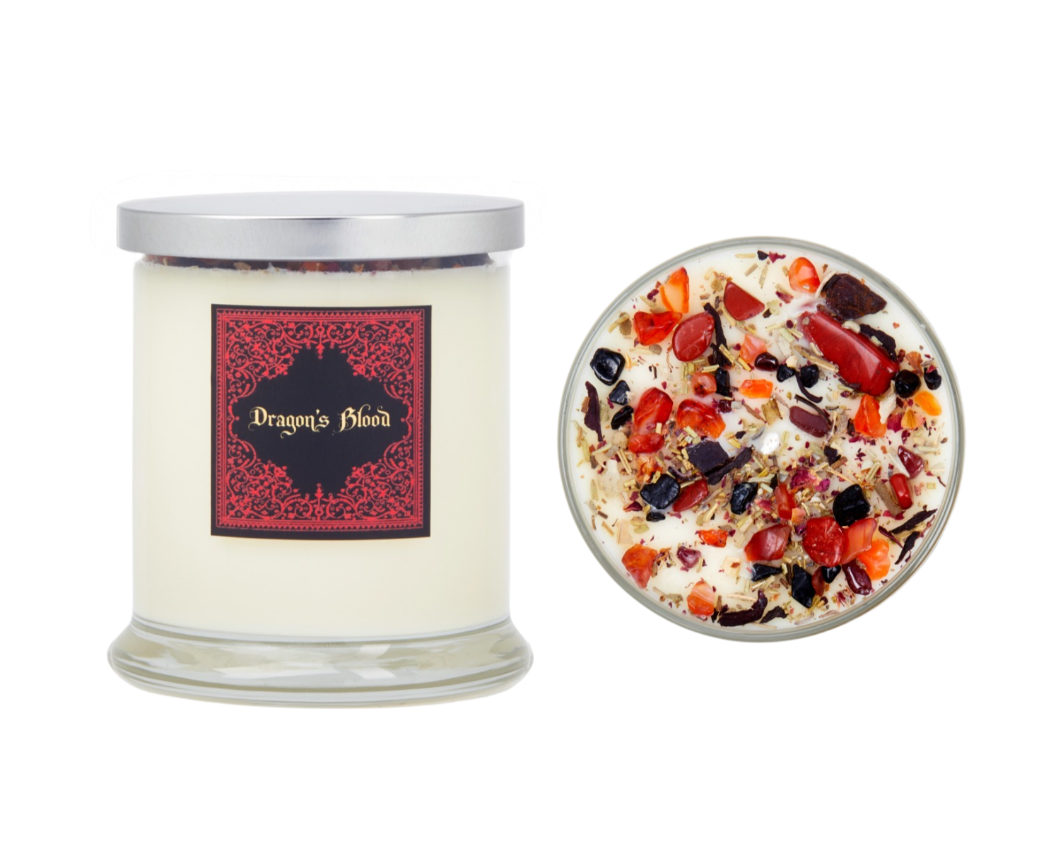 New Moon Beginnings - Wholesale Jar/Filled Candle - Mystical & Magical Candles, Spiritual Candle, Crystal Candle9