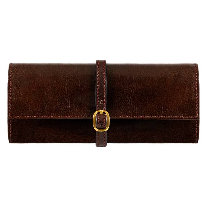 Time Resistance - Wholesale Jewelry Box/Organizer - Leather Jewelry Roll Travel Case - Madame Bouvary