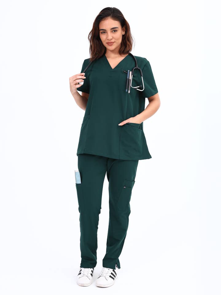 Alina Mae Maternity - Wholesale Healthcare Uniform - Women's - Maternity Scrubs Shirt for Pregnancy9