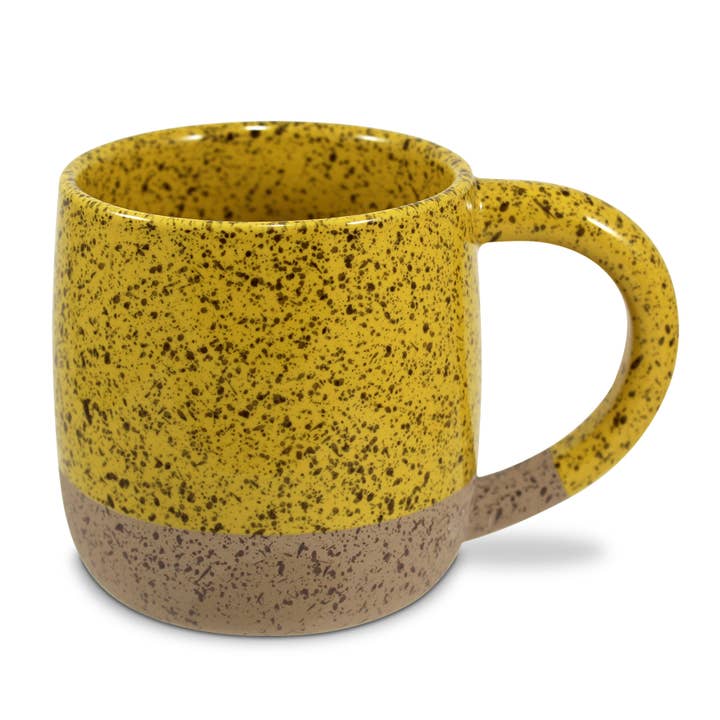 Dicksons - Wholesale Coffee Mug - LCP Mug Speckled Stone Happy Gold 18Oz1