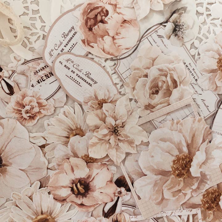 Chapteries - Wholesale Sticker - Set of 50 individual stickers - Floral mood4