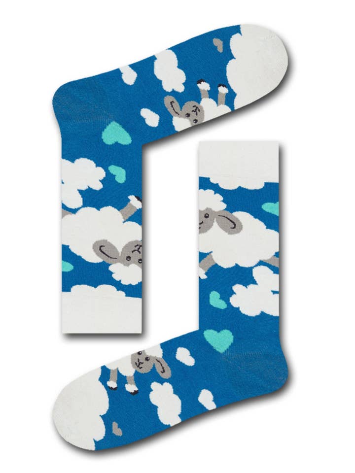 Sheeps Socks / Animal Socks / Unisex Socks #2 for wholesale by Socksbros LTD