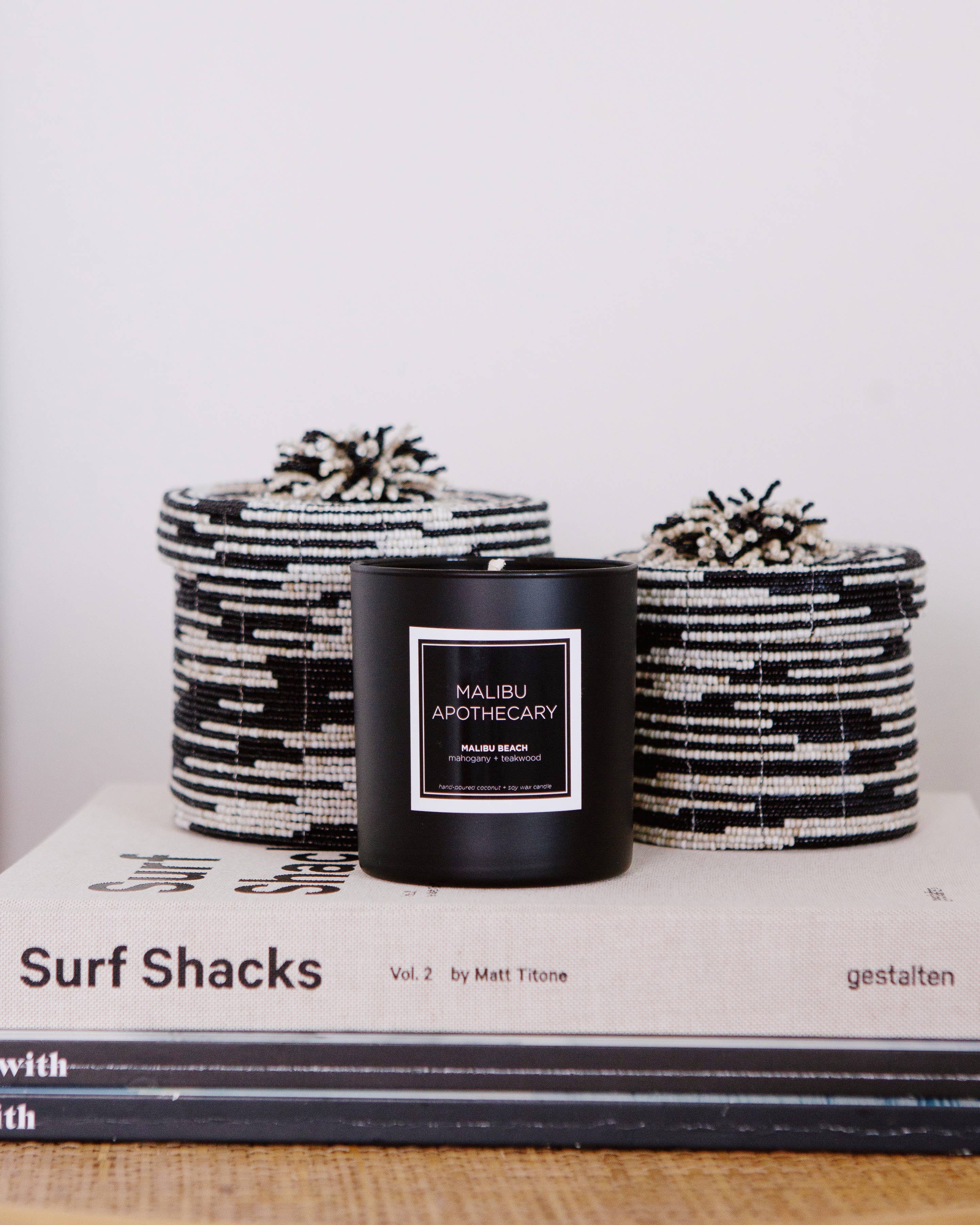 Malibu Apothecary - Wholesale Jar/Filled Candle - Matte Black Candle6