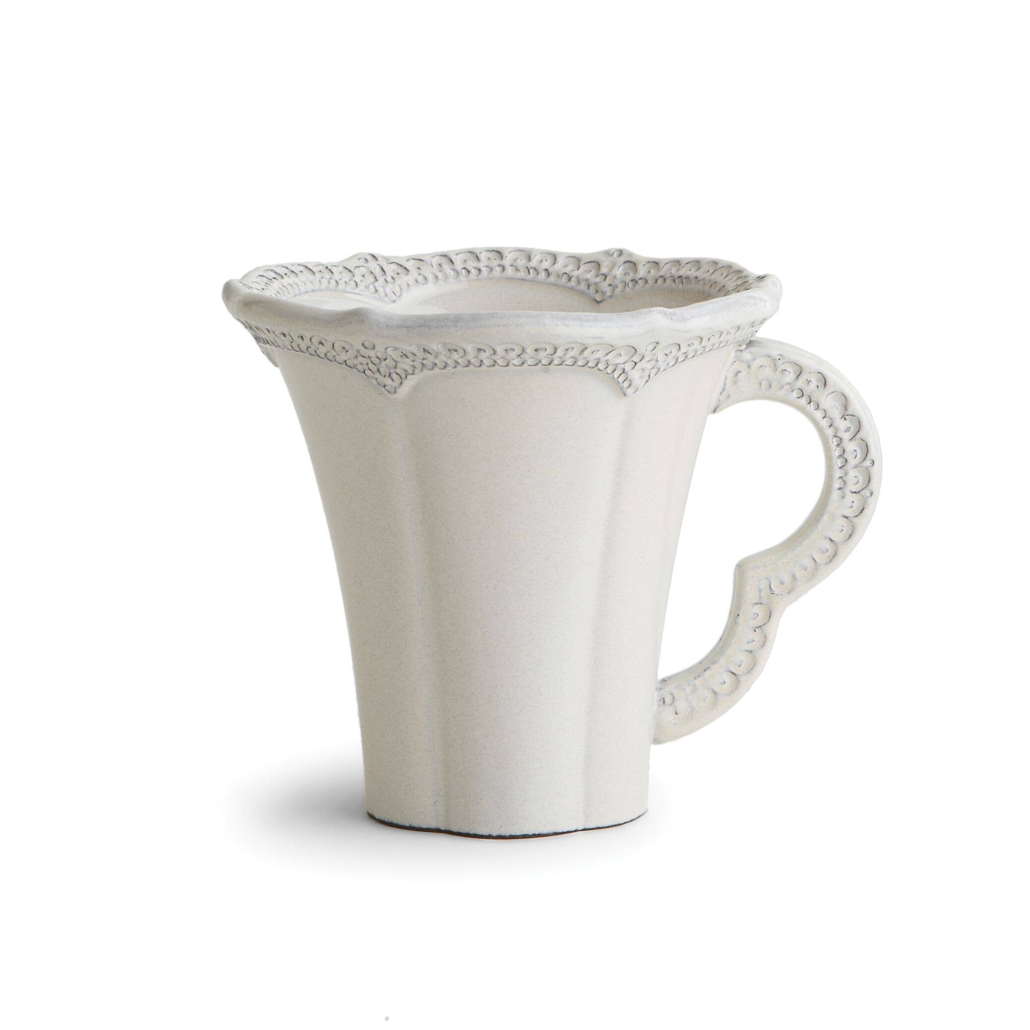 Arte Italica & Crown Linen Designs - Wholesale Coffee Mug - Merletto Antique Mug