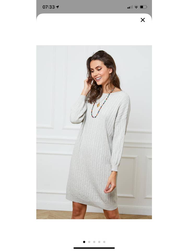 LÉA & LUC - Wholesale Dress - Women's - Sweater dress REF. 100535
