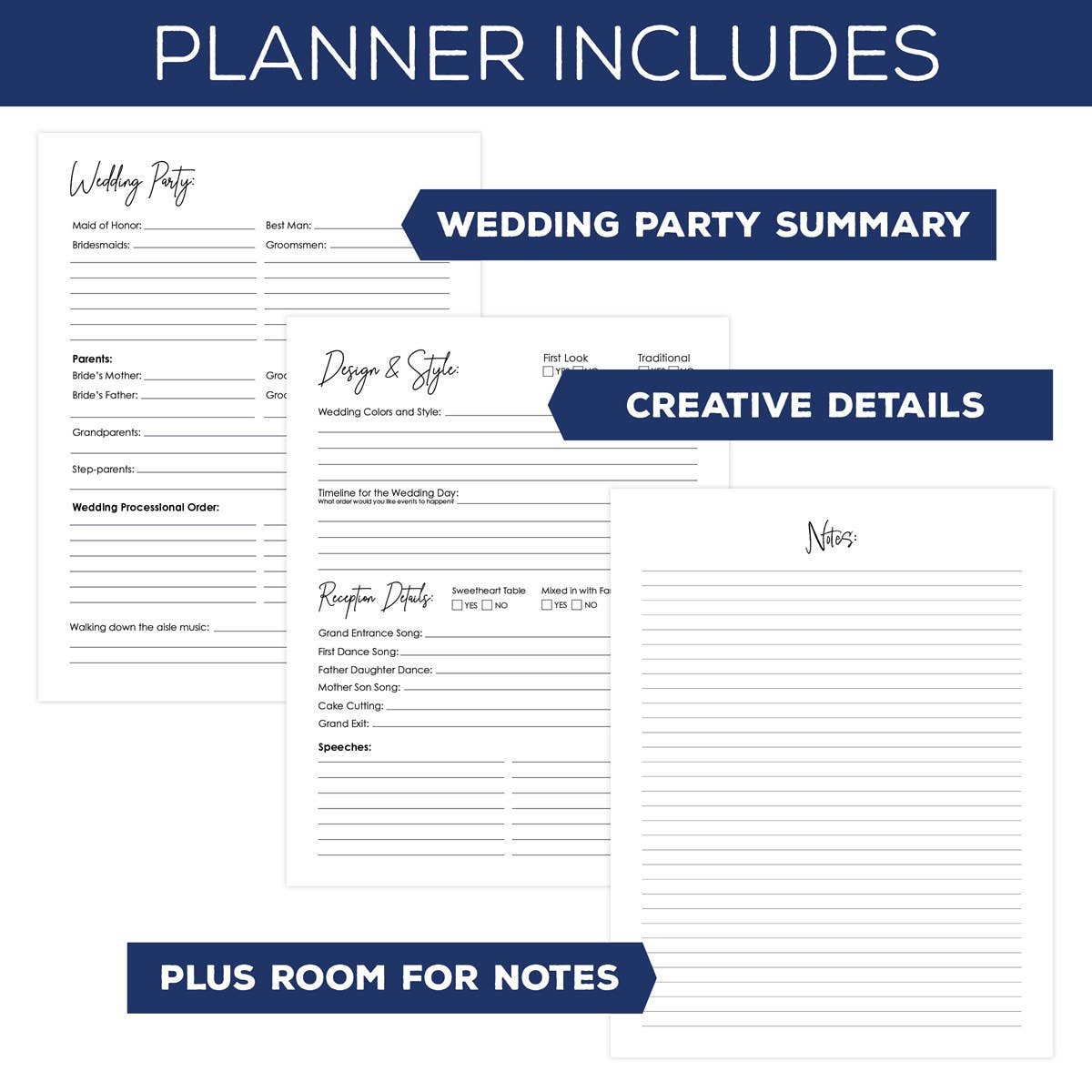 Practical Paper Company - Wholesale Planner - Wedding Planner13