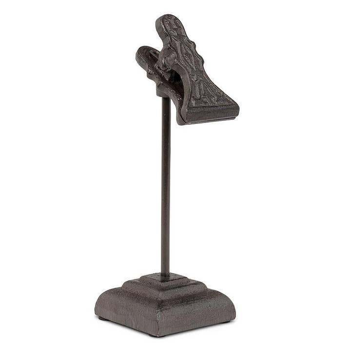 Abbott - Wholesale Decorative Tabletop Object - Table Note Clip-Brown-7"H