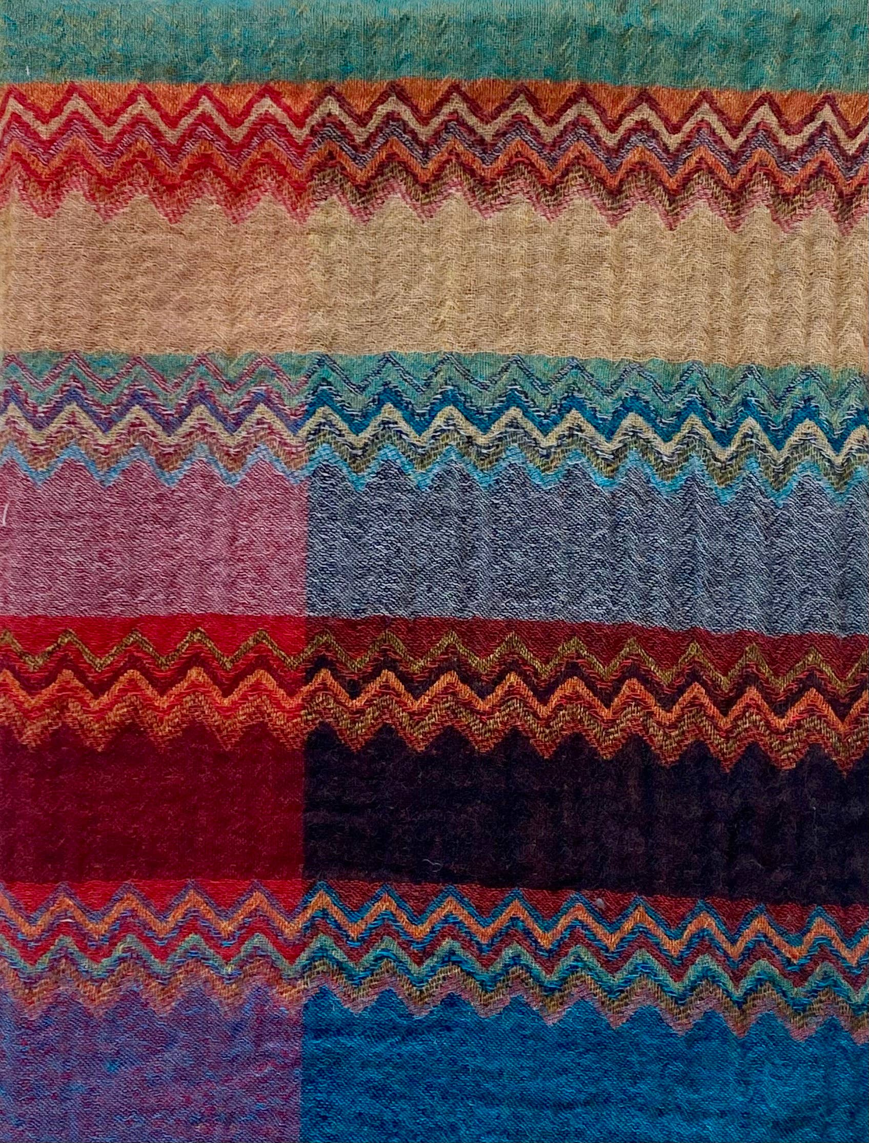 DIWALI PARIS - Wholesale Scarf - Women's - TANSEN SCARF - RED - 100% WOOL3