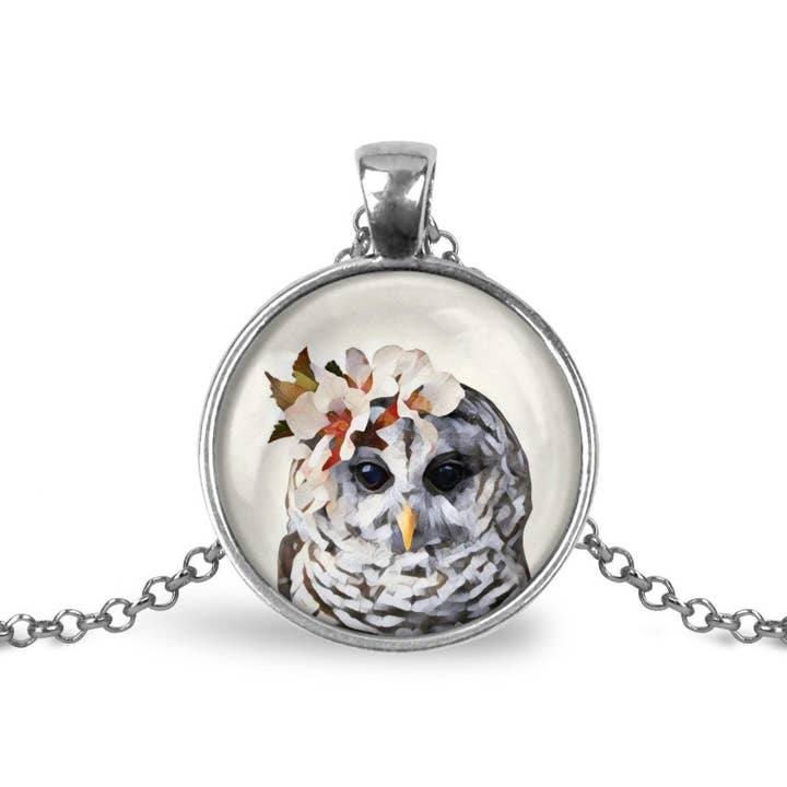Owl Necklace for wholesale by Whimsy Spirit Shop