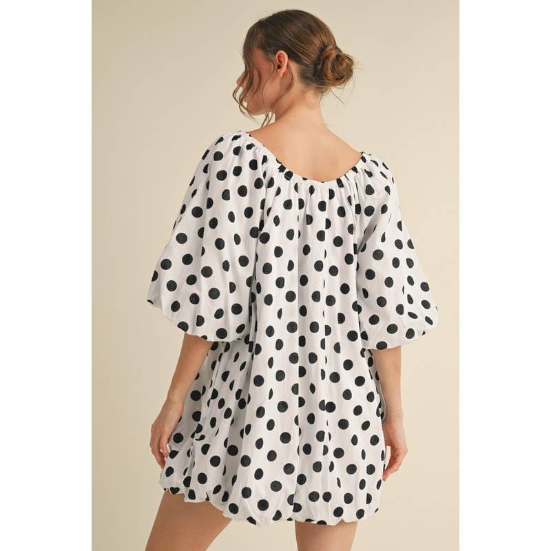 STYLE USA - Wholesale Dress - Women's - Polka dot print dress3