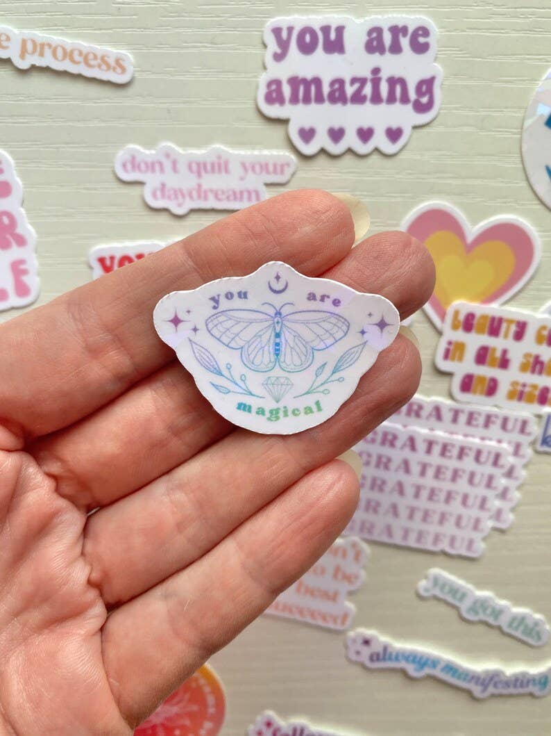 Rise & Align - Wholesale Sticker - You are Magical Tiny Sparkle Butterfly Sticker 🦋