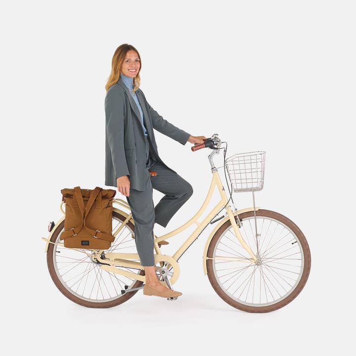 City Bikepack Backpack & Bike Bag, Toffee for wholesale by Weather Goods Sweden