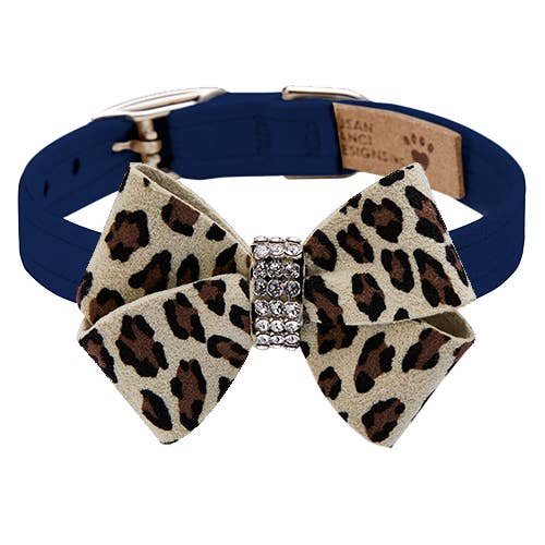 Nouveau Bow Collar- Jungle Prints Bow for wholesale by Susan Lanci Designs