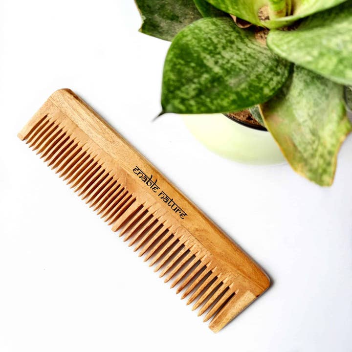 Enable Nature - Vendita all'ingrosso Spazzola/pettine - Pettine per capelli in legno Pure Neem2