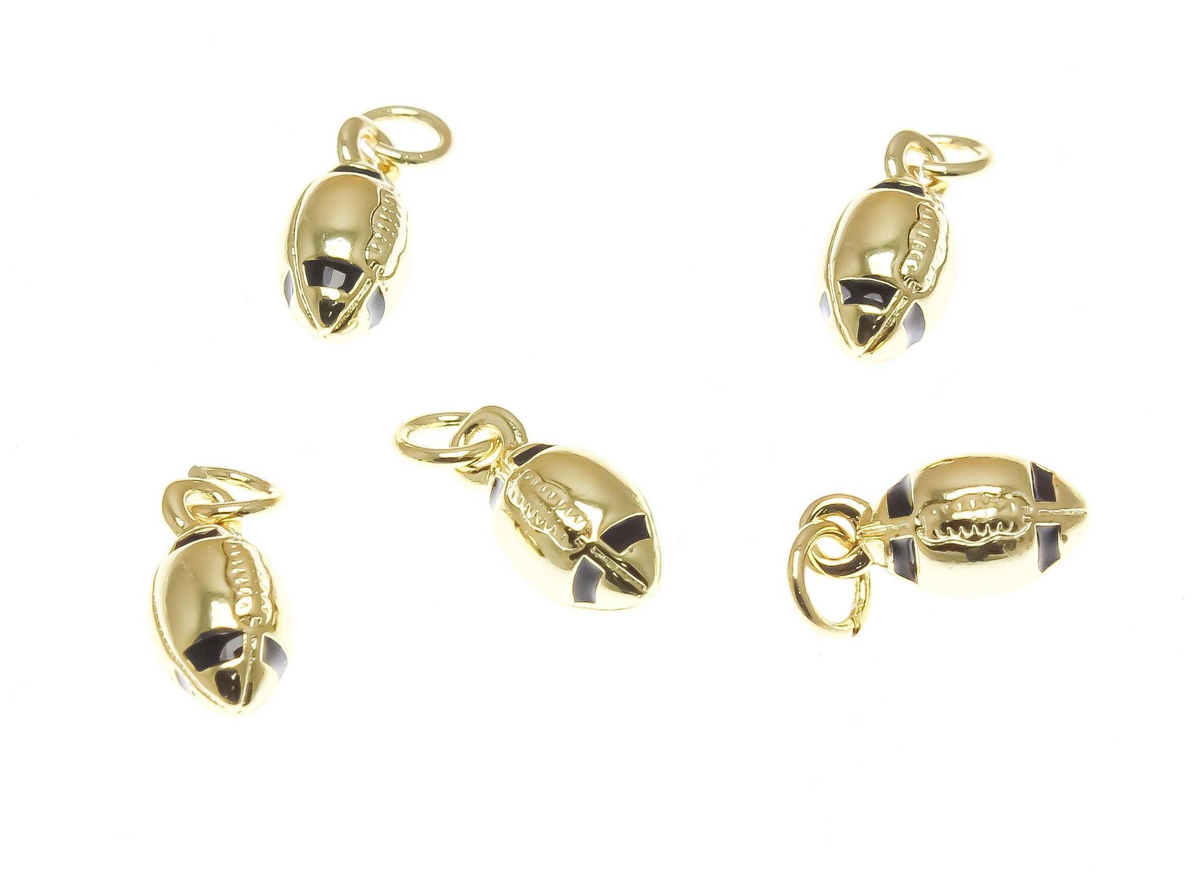 Jewel Pledge – Großhandel Individueller Charm/Anhänger – 18k Gold Fußball-Anhänger für Mädchen und Fans CPG23110