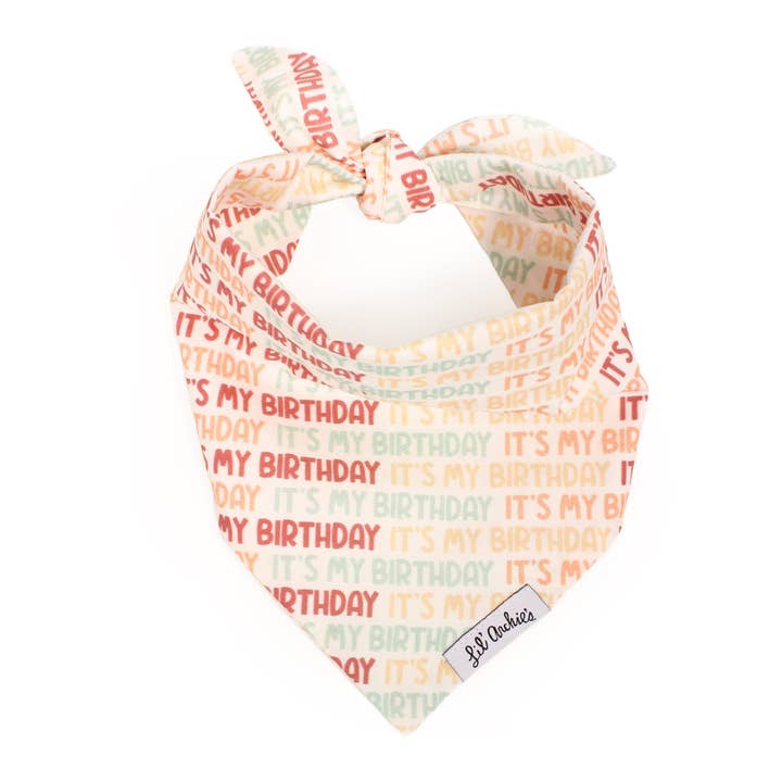 It's My Birthday - Dog Bandana for wholesale by Lil' Archie's