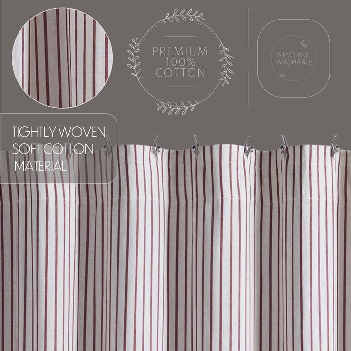 VHC Brands - Wholesale Shower Curtain - Celebration Applique Star Shower Curtain 72x725