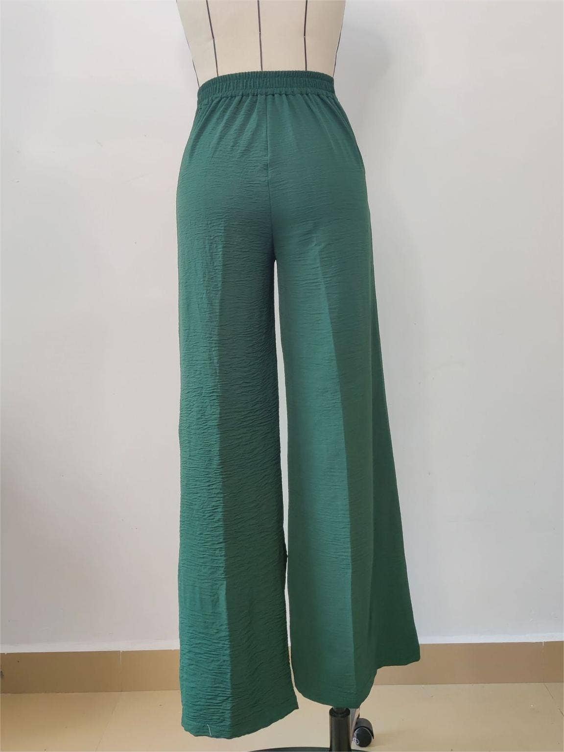 Rosa Clothing - Wholesale Pants - Women's - Office trousers wide-leg extra long suit pants5