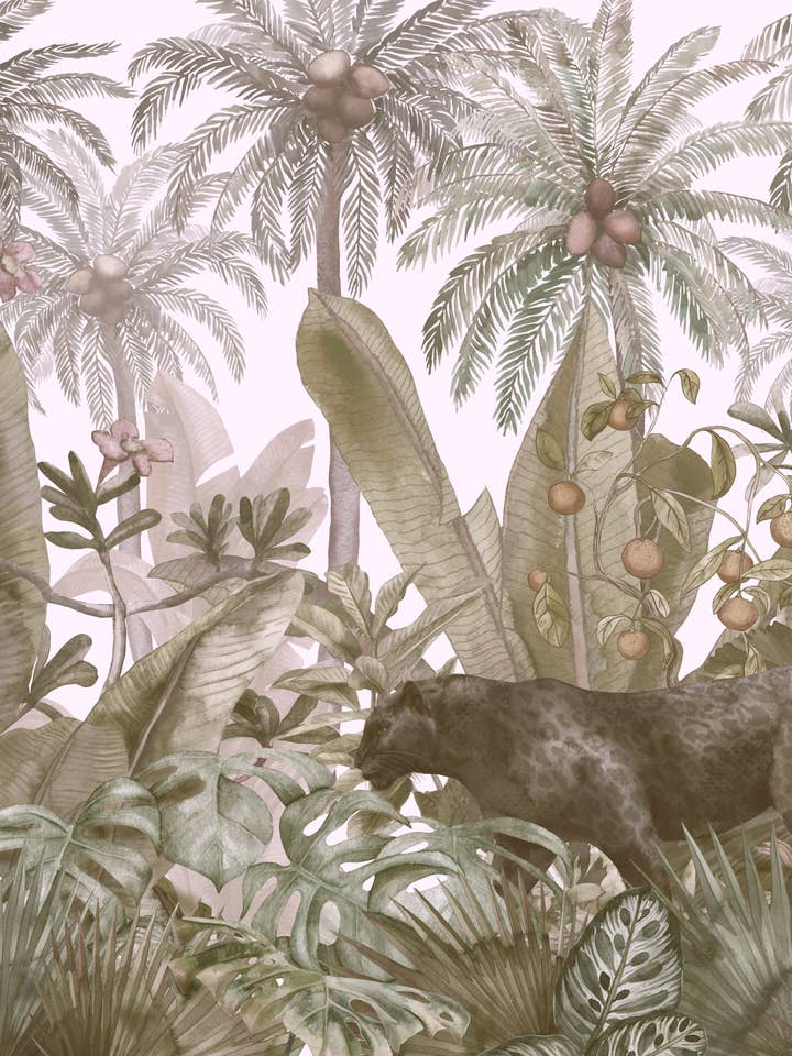 Panther Mural for wholesale by PIPAPEL