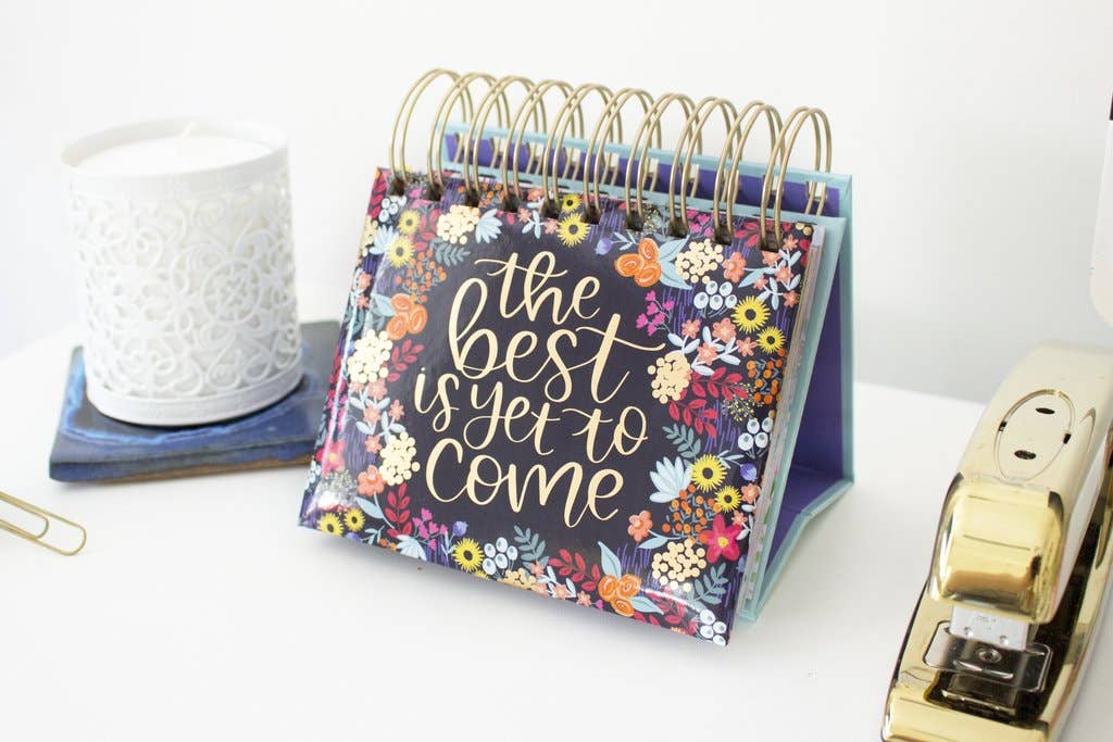 bloom daily planners - Wholesale Calendar - Best Is Yet To Come Daily Desk Easel4