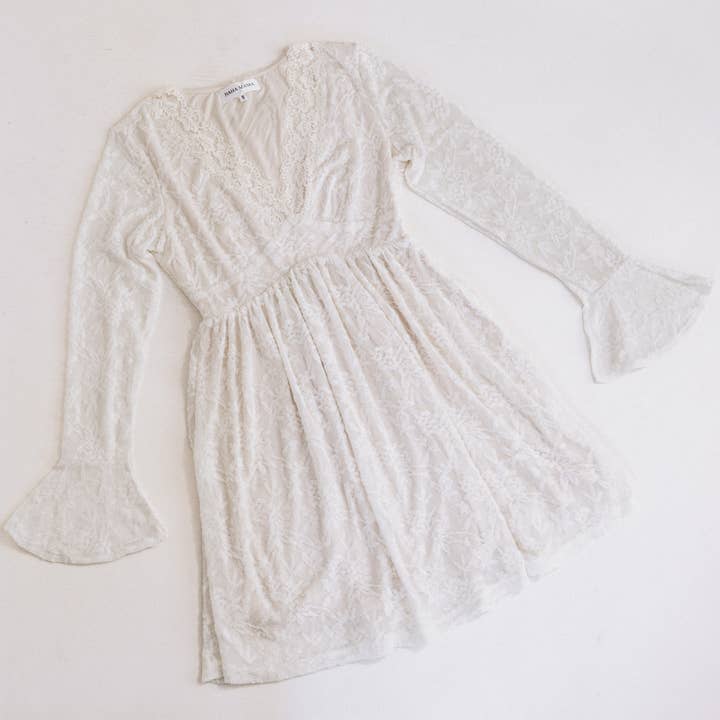 HAHA MAMA Clothing - Wholesale Mommy & Me Sets - Ivory Lace Mommy & Me Dress - Women13