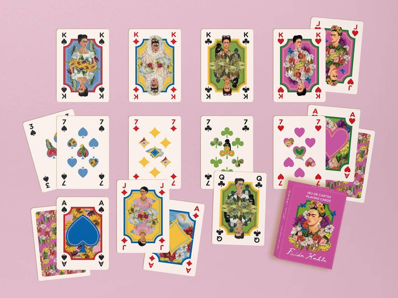 Mon Petit Art - Vendita all'ingrosso Carte da gioco - Carte da gioco Frida Kahlo2