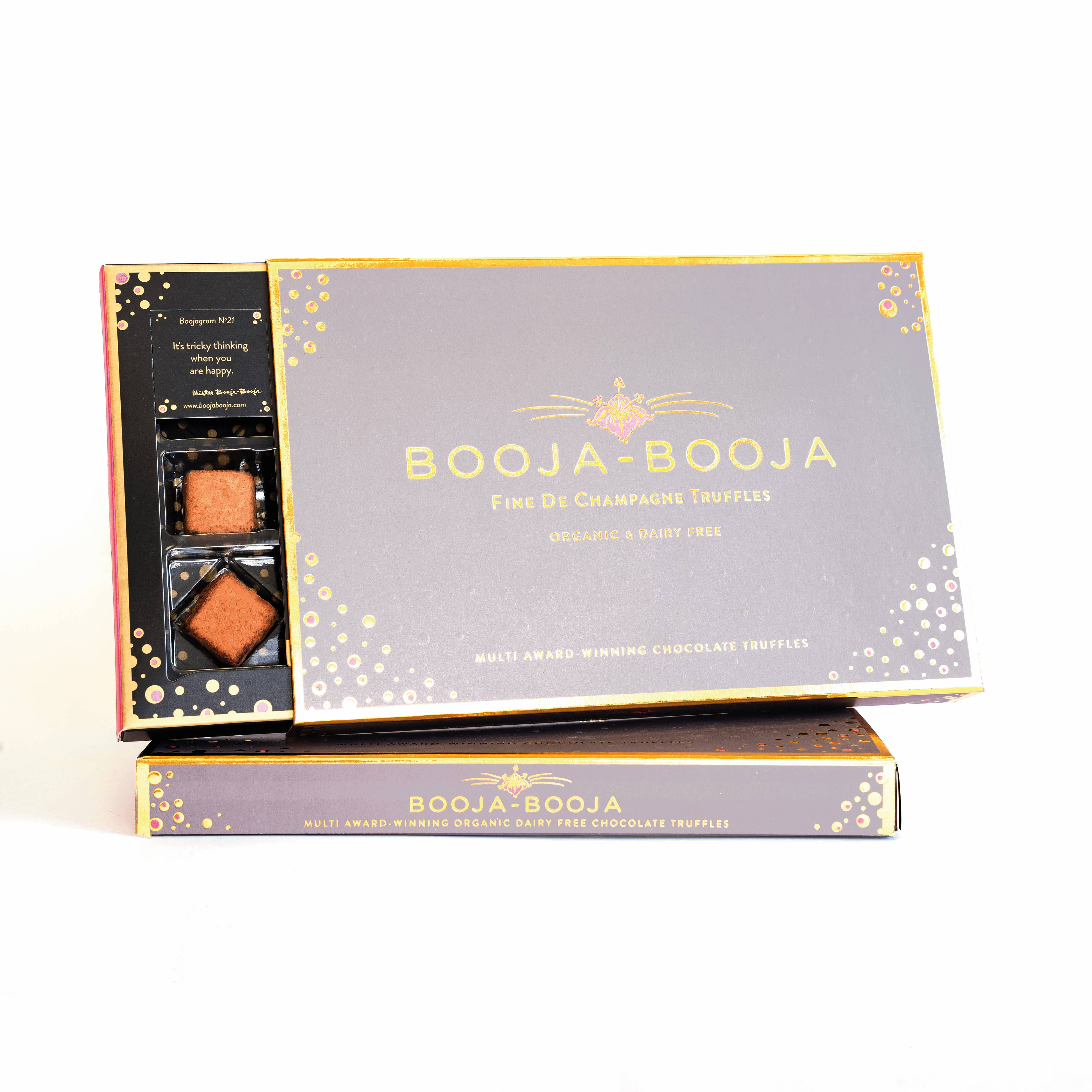 Booja-Booja – wholesale Chocolate box – Fine de Champagne - Sixteen Truffle Pack 5 x 184g2