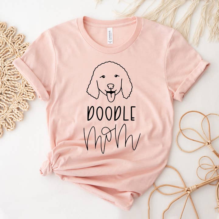 VibeClothing - Wholesale Screen Printed T-Shirt - Women's - Doodle Mom T-shirt0