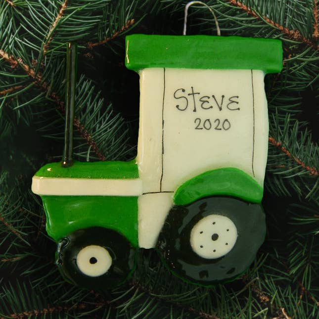Tractor Ornament for wholesale by Dough Delights, Inc