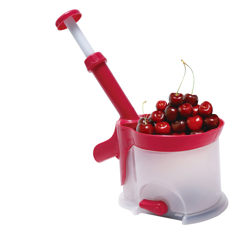 Burgundy Cherry and Olive Pitter for wholesale on Faire0