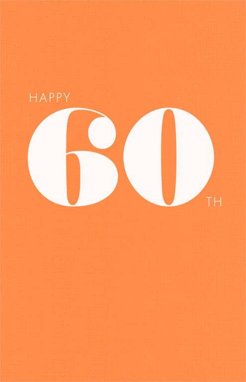 Found Image Press - Wholesale Sticker - Sticker HB-486 Happy 60th0