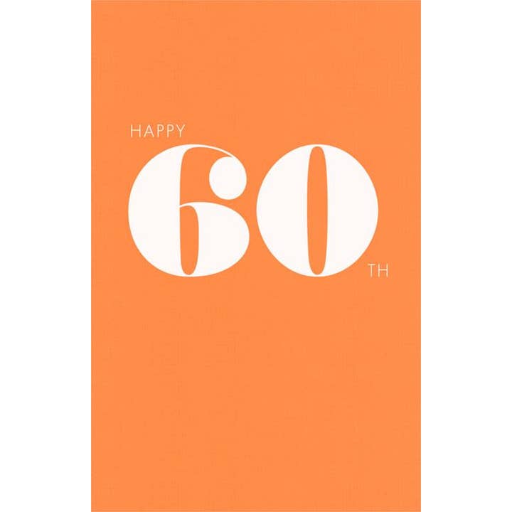 Found Image Press - Wholesale Sticker - Sticker HB-486 Happy 60th
