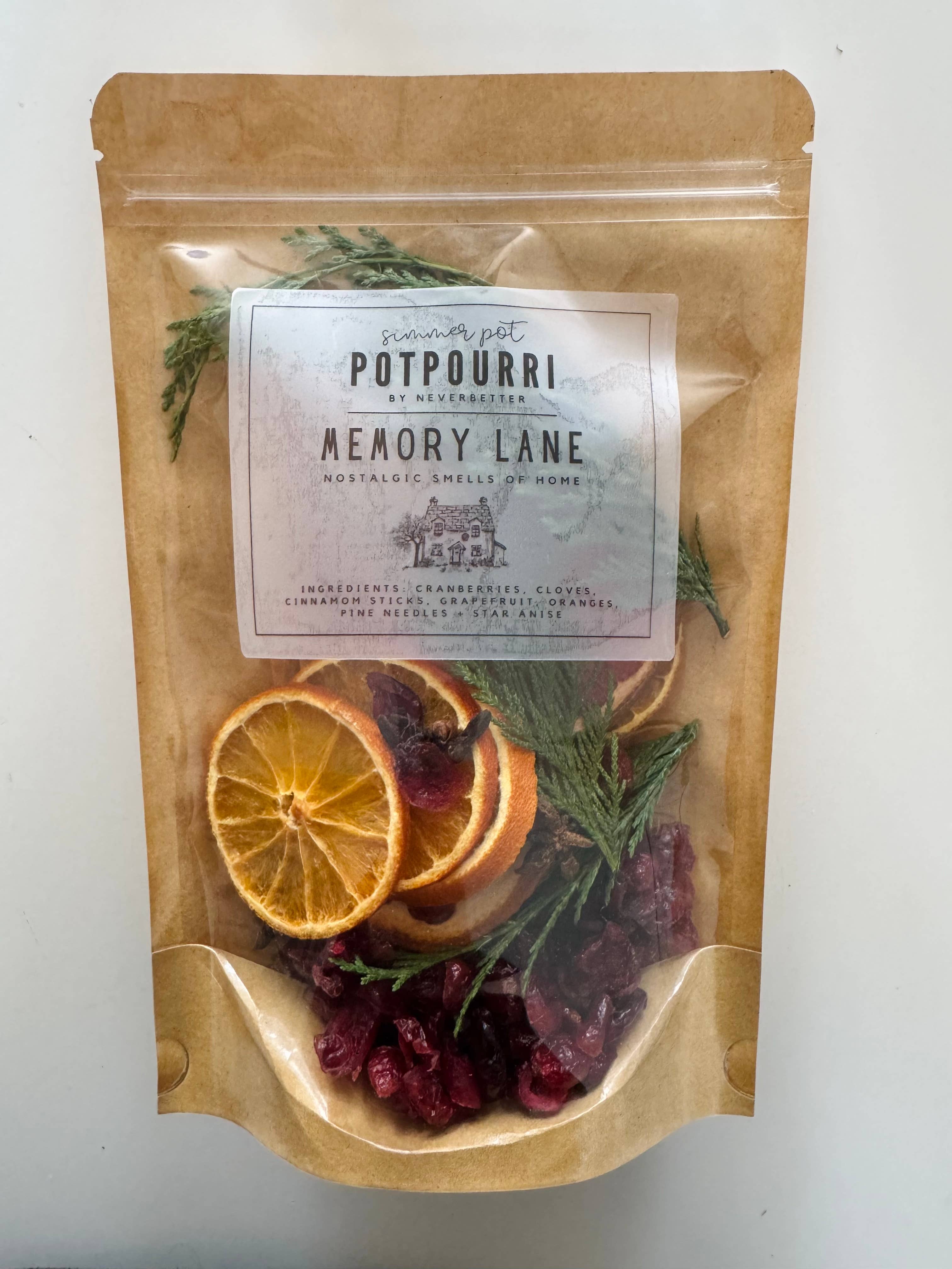 Simmer Pot Potpourri - Wholesale Potpourri - Memory Lane Simmer Pot Potpourri 1