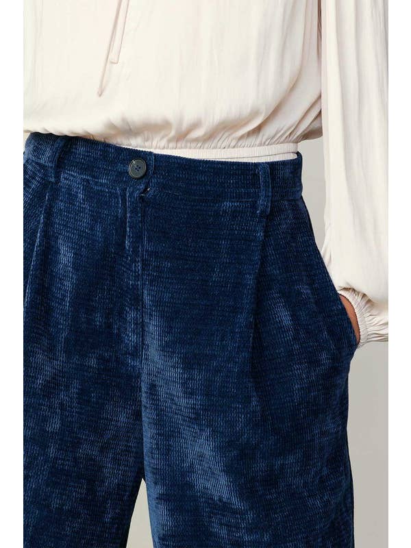 Current Air – wholesale Pants – Women's – Corduroy High Waist Wide Pants4