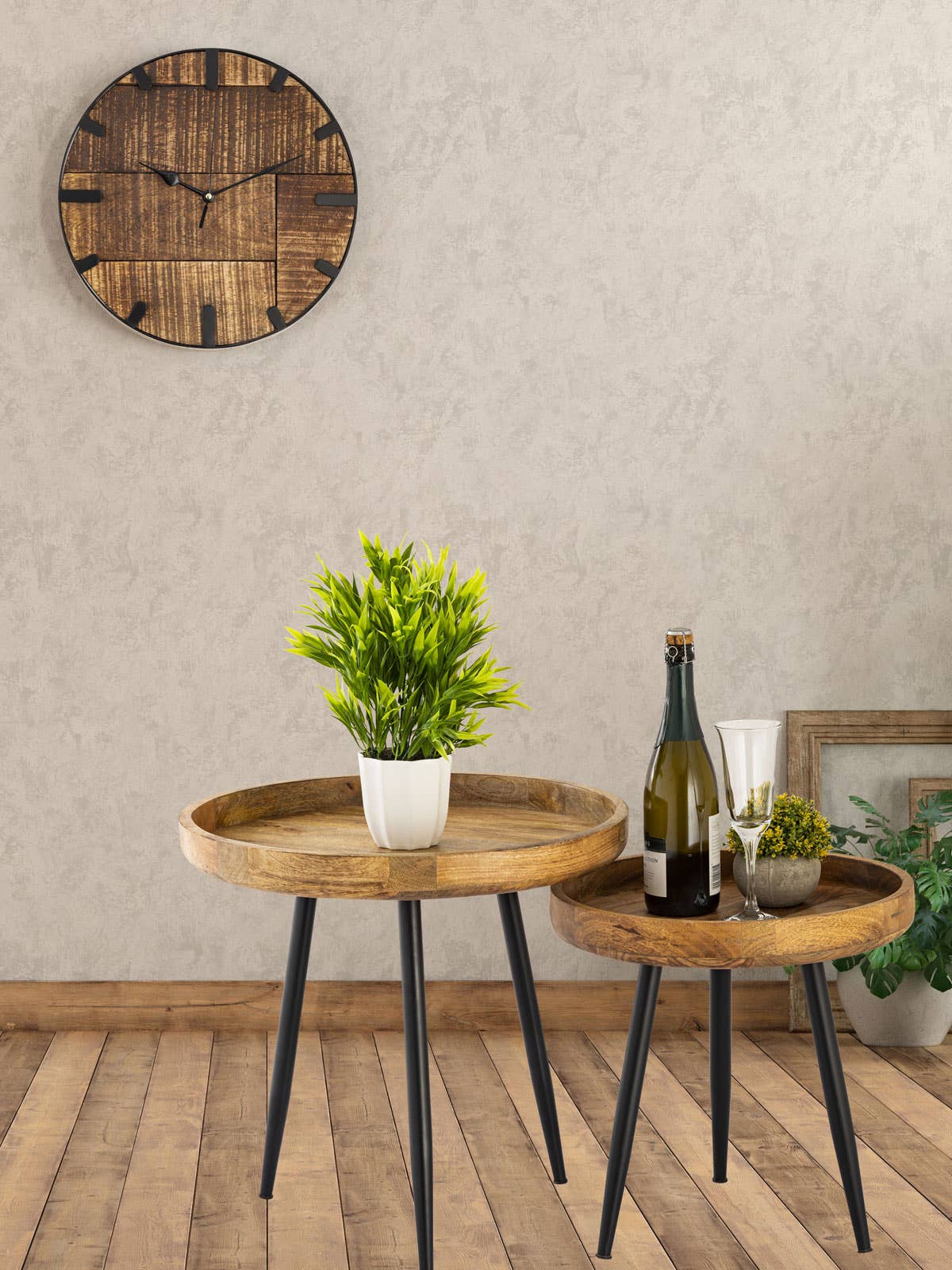 Voglrieder - Wholesale Wall Clock - Wall clock wood ø 30 cm living room clock5