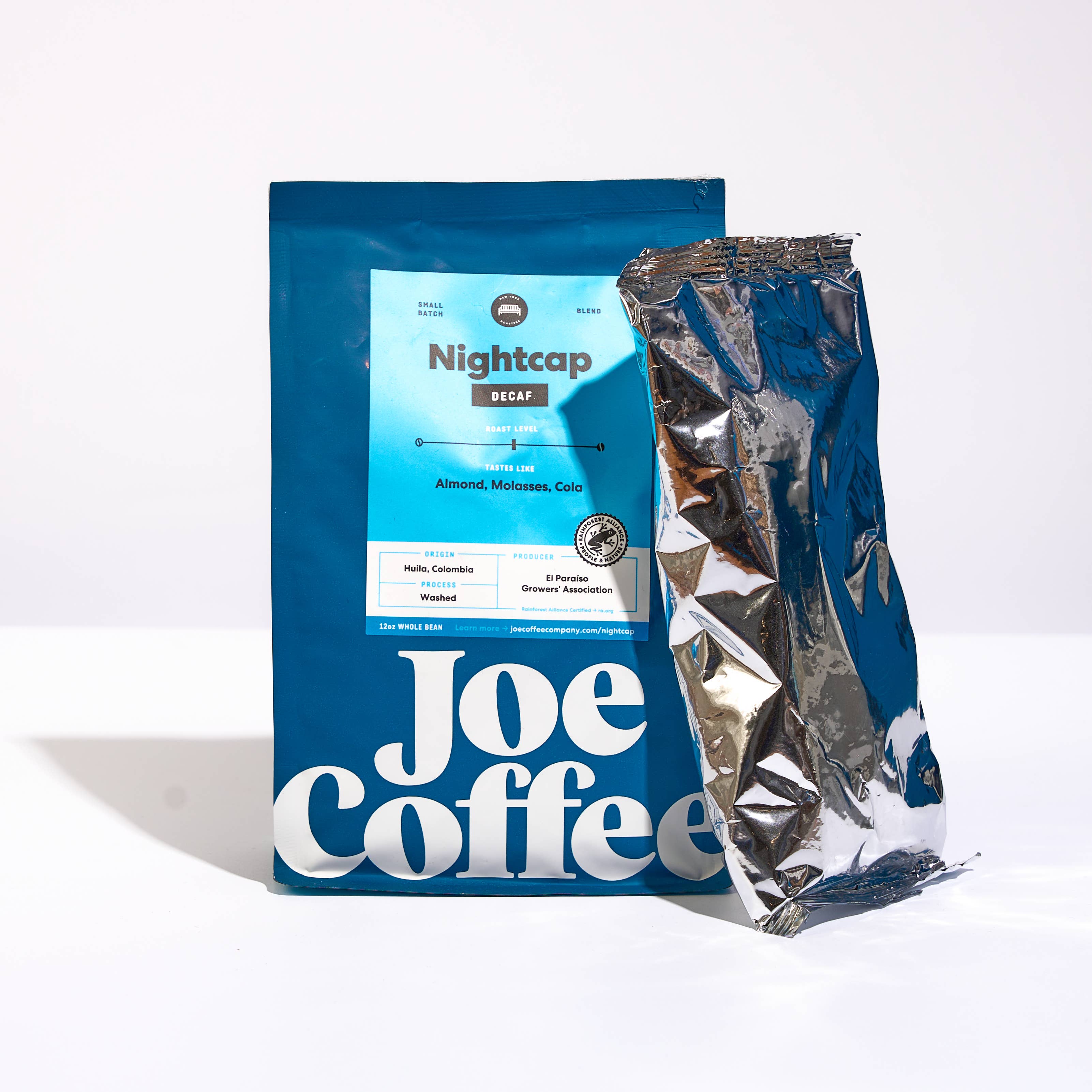 Joe Coffee Company - Wholesale Ground Coffee - Nightcap (Decaf) - Fractional Packs - 4oz/Case of 400