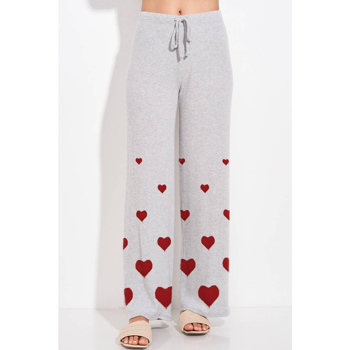 Phil Love - Wholesale Graphic Sweatshirt - Women's - Heart print soft rib Hoodie loungewear set7