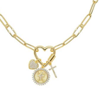 HoopLa - Wholesale Pendant/Charm Necklace - Â Carabiner- Charm Necklaces- Ready Made Options