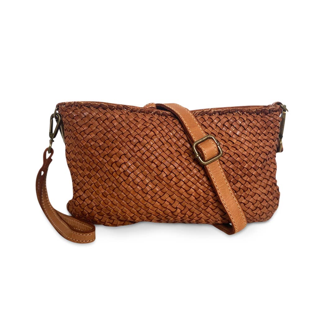 Bolsa Nova Handbags - Wholesale Crossbody Bag - Women's - Laura Woven Leather Crossbody8
