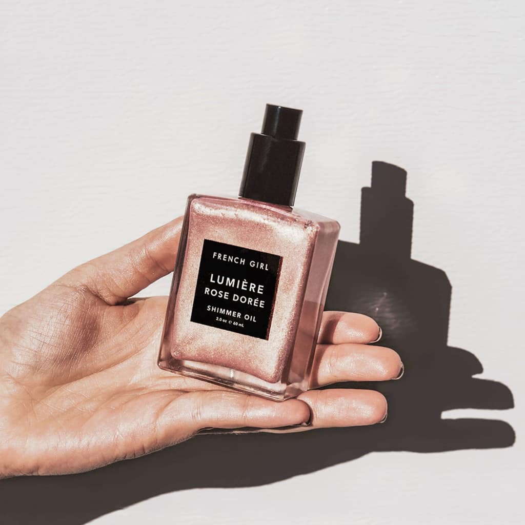FRENCH GIRL – Engroshandel Bad/Kropsolie – Fugtende tør olie med roséguldglimmer til krop1