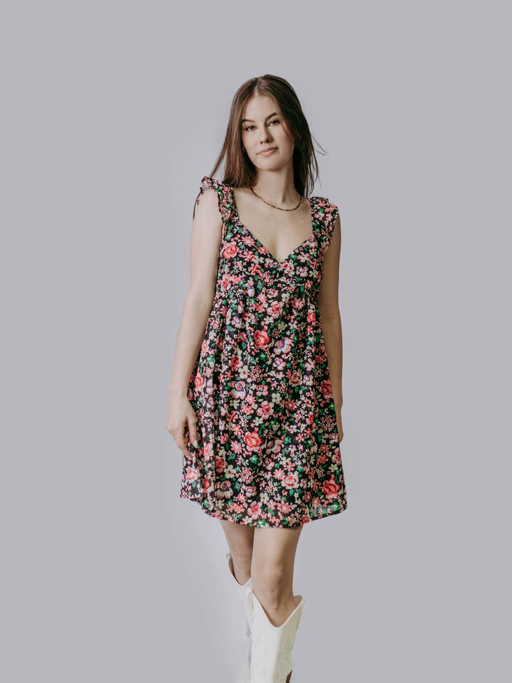 MK638 Floral Dress for wholesale by Merigold Kiss